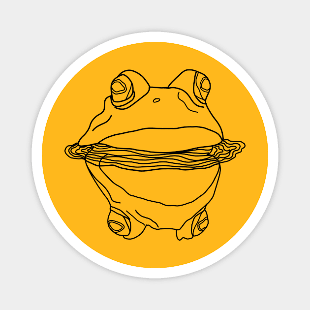 frog Magnet by Antho